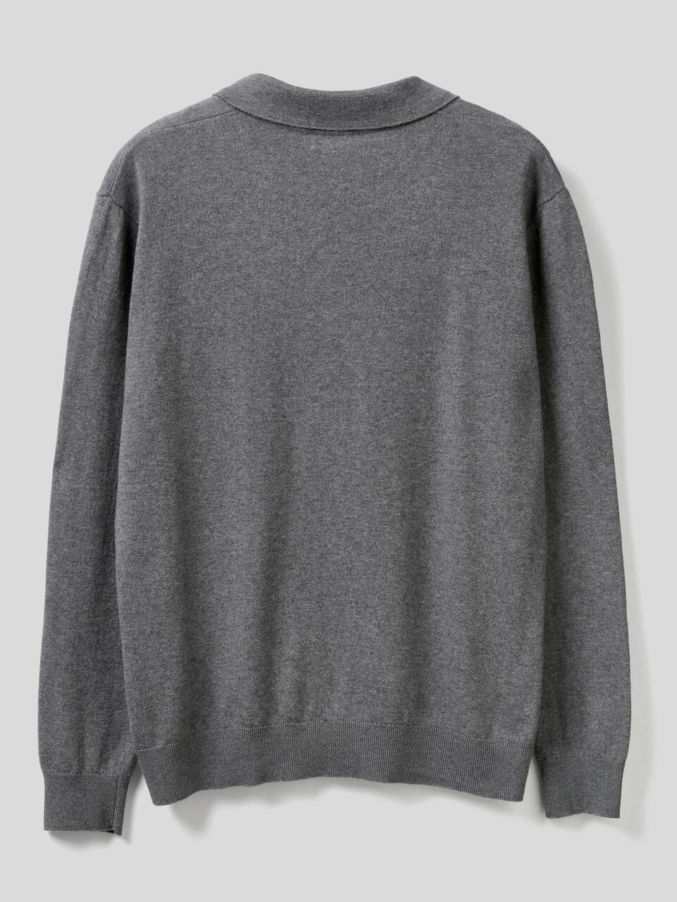 Polo in misto cotone e cashmere image number 2