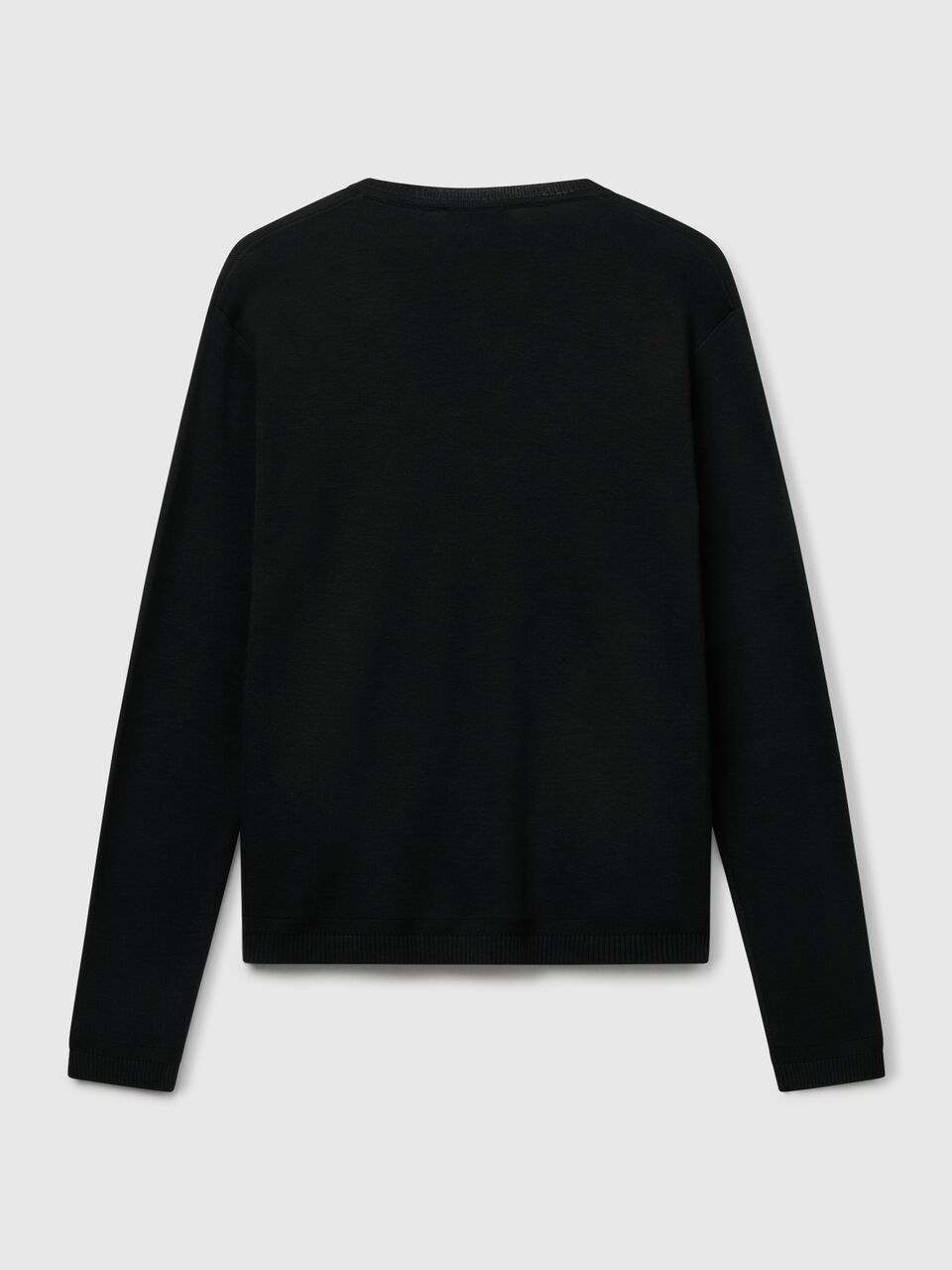 MAGLIA SCOLLO V M/L Donna image number 2