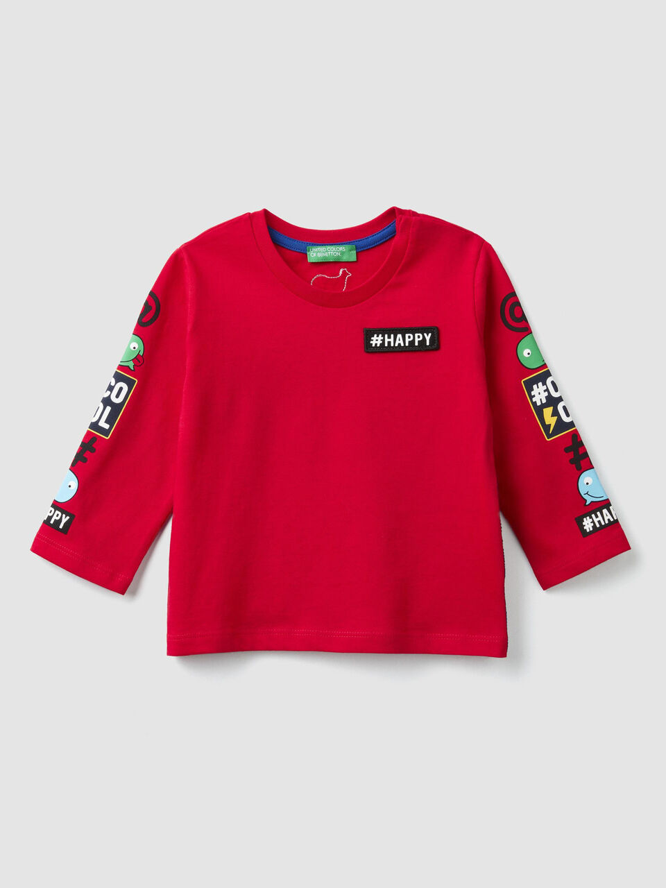 T-shirt con patch e stampe image number 1