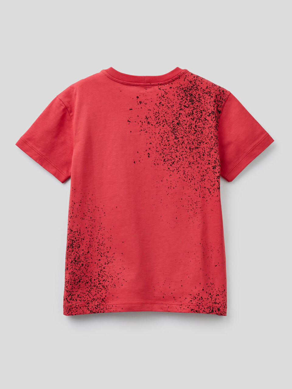 T-shirt con stampa effetto spray image number 2