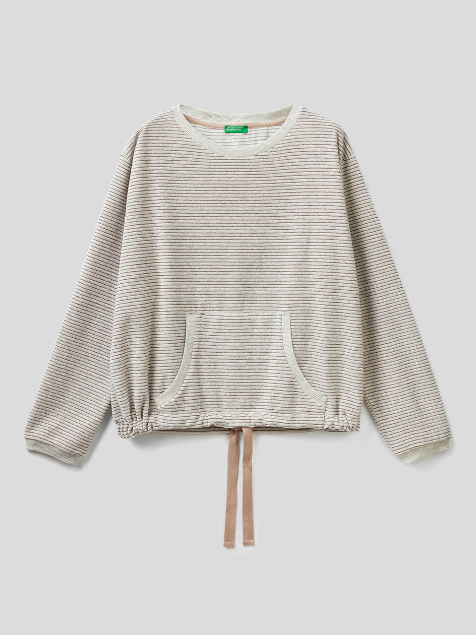 Maglia a righe in ciniglia image number 1