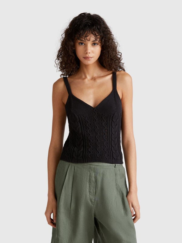 Top crochet Donna