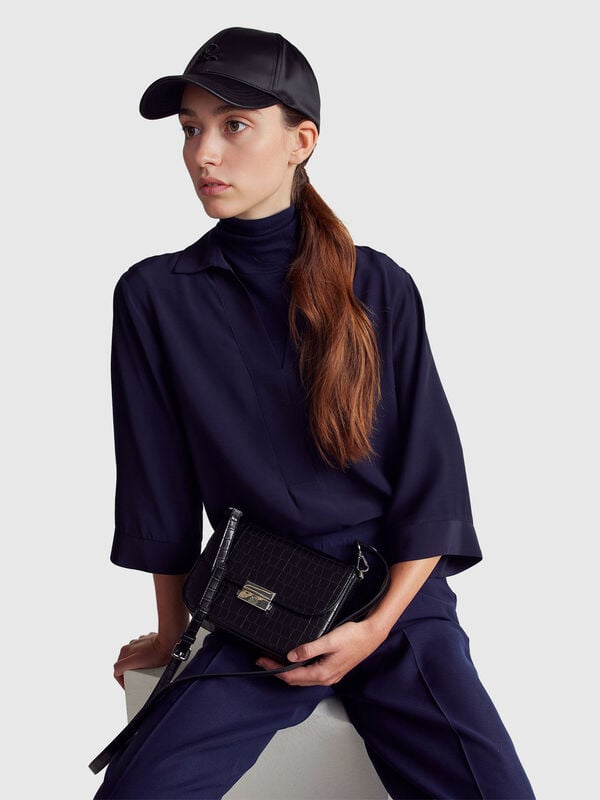 Blusa ampia 100% viscosa Donna