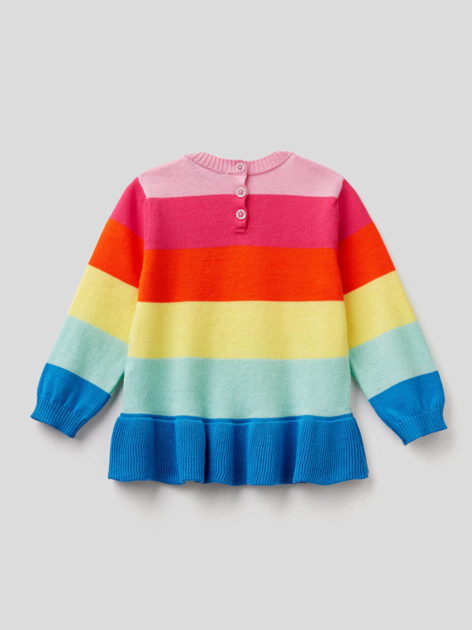 Maglia a righe con volant image number 2