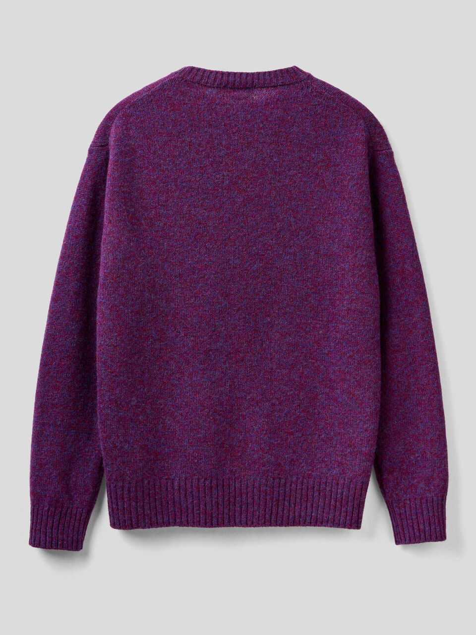 Maglia girocollo in pura lana Shetland image number 2
