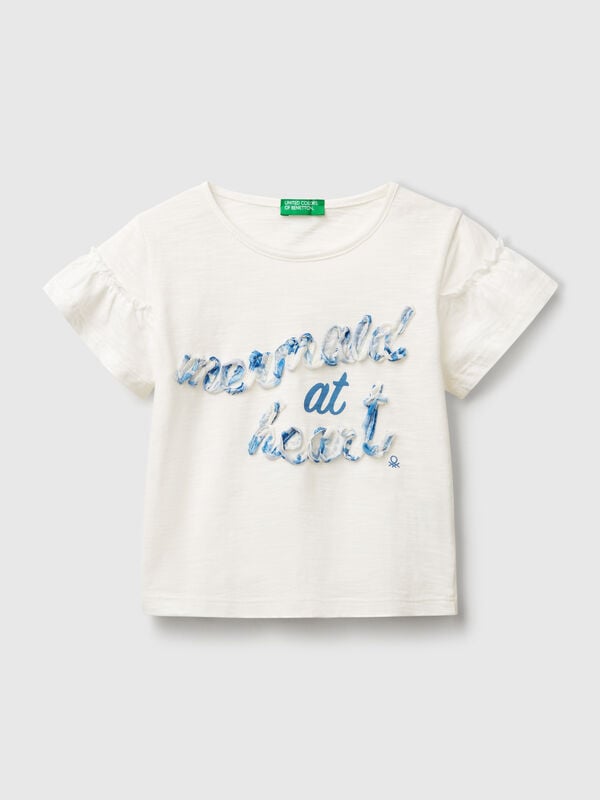 T-shirt con applicazione Bambina