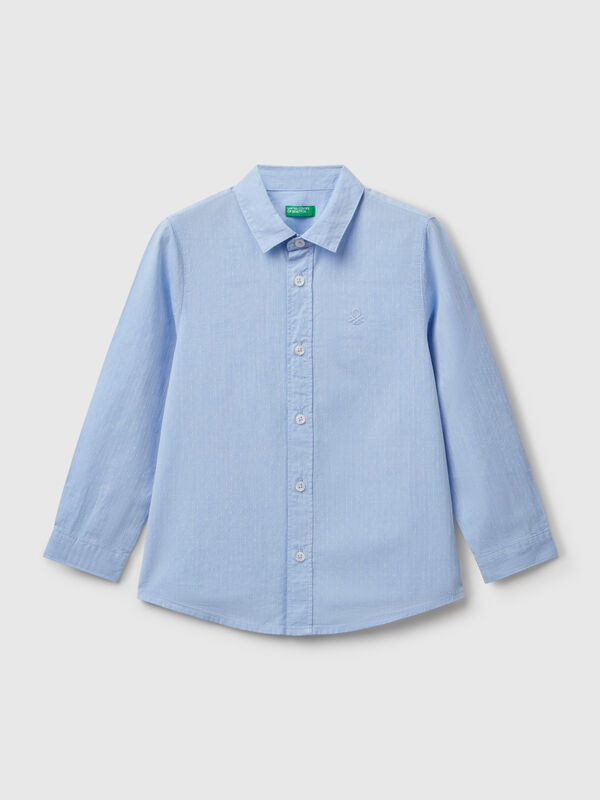 Camicia classica in puro cotone Bambino