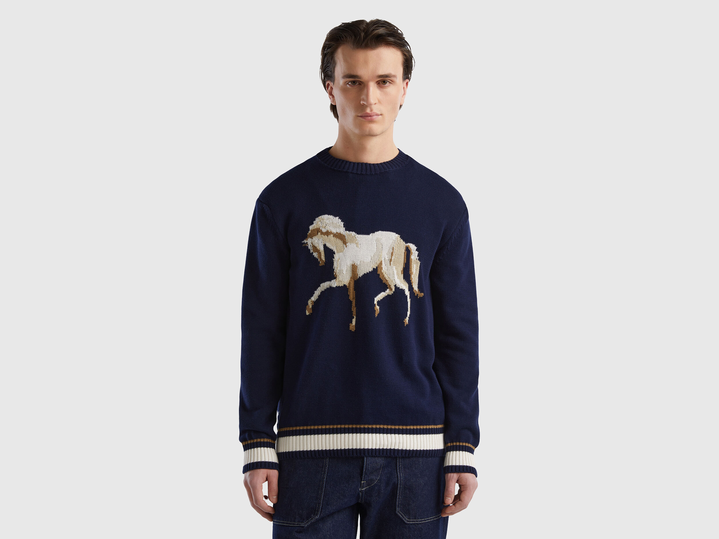 Maglia cavallo hotsell benetton