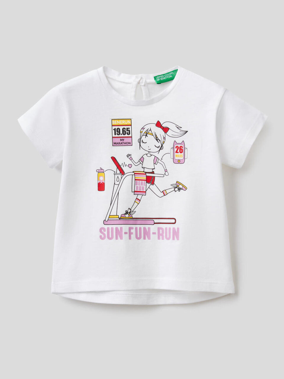 T-shirt in 100% cotone con stampa image number 1