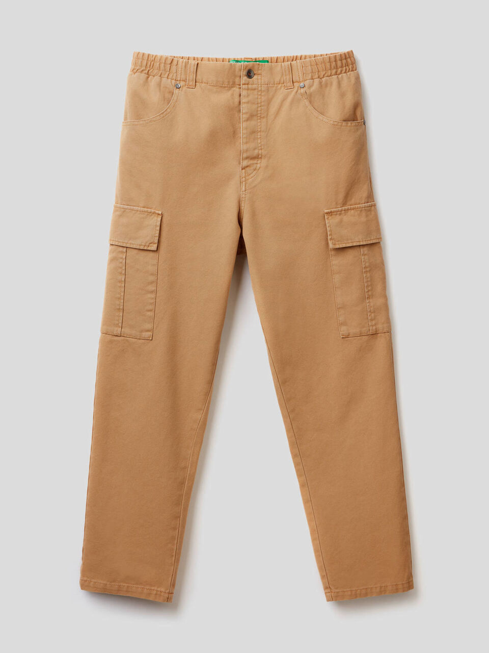 Pantaloni cargo in 100% cotone image number 1