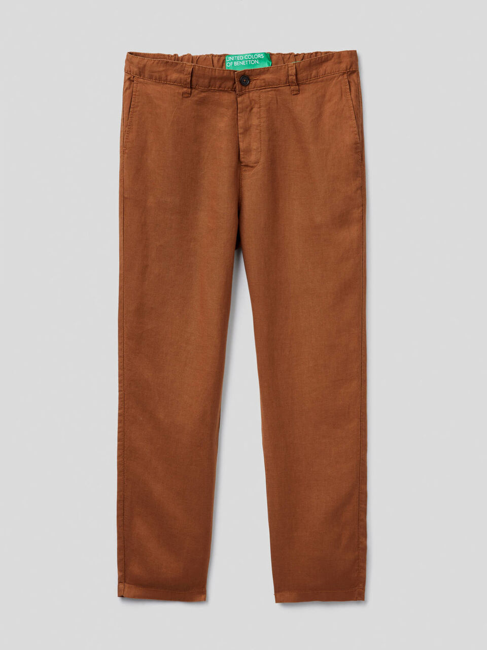 Pantaloni chino in puro lino image number 1