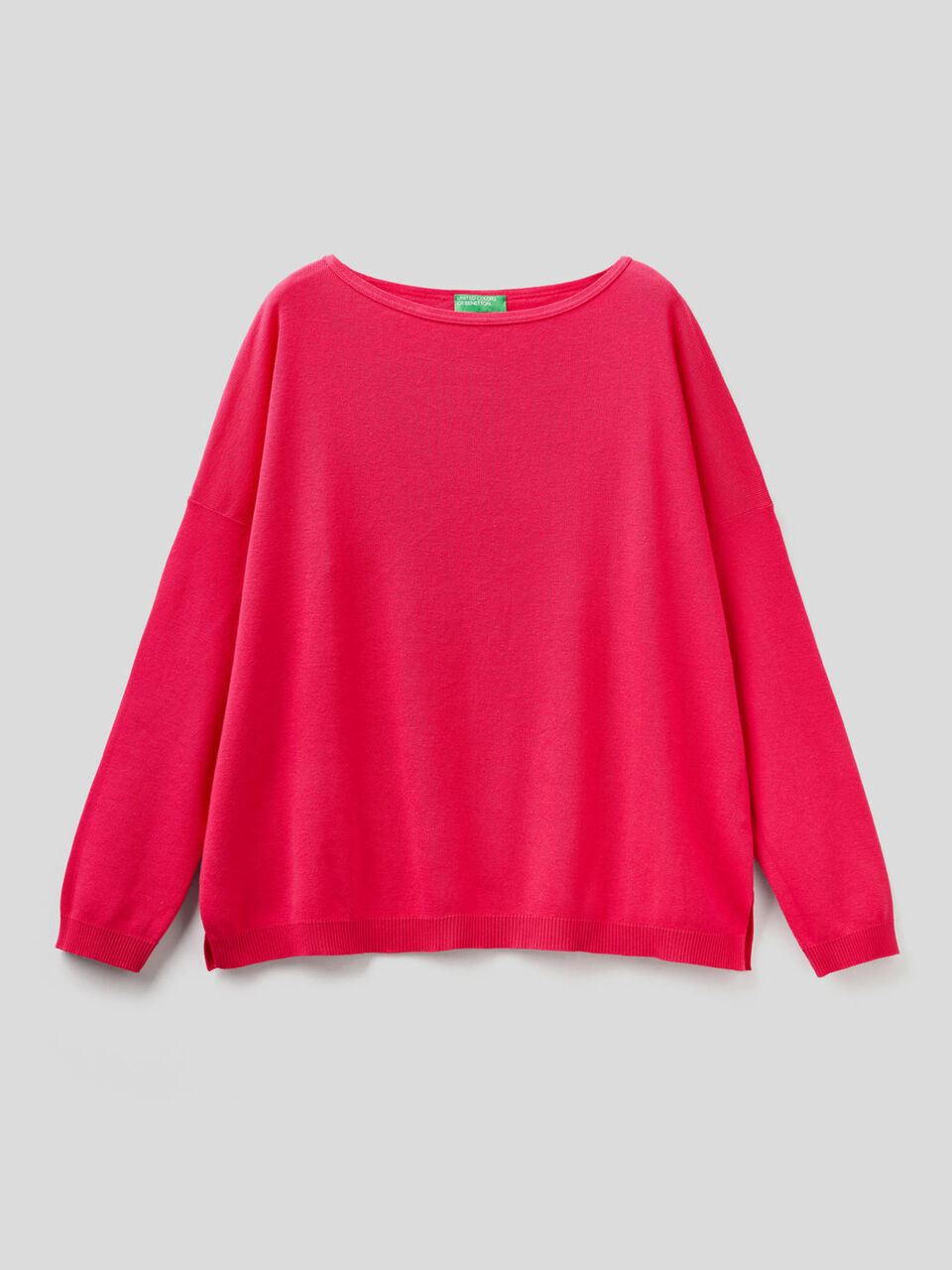 Maglia in cotone con scollo rotondo image number 1