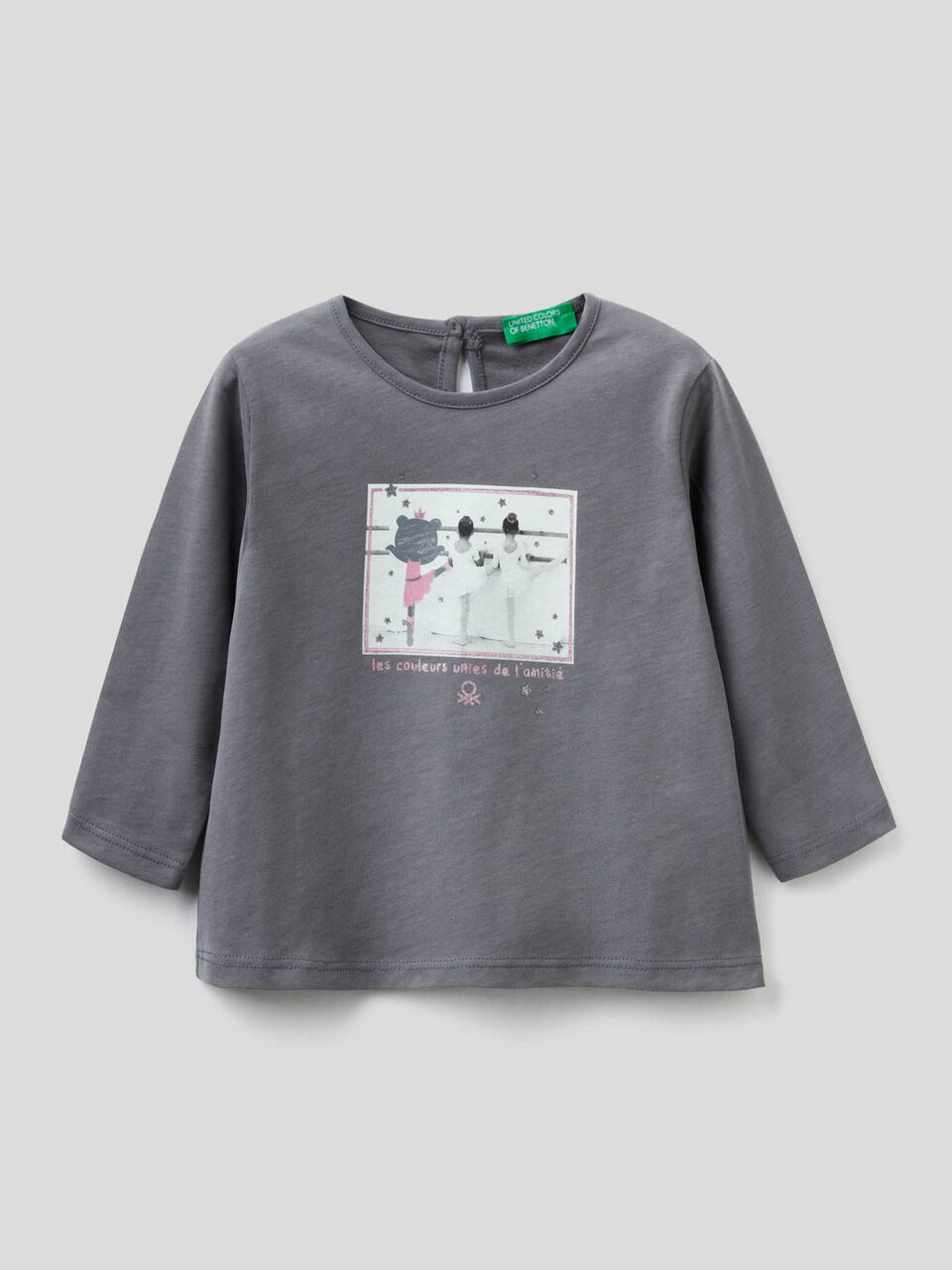 T-shirt in 100% cotone con stampa image number 1