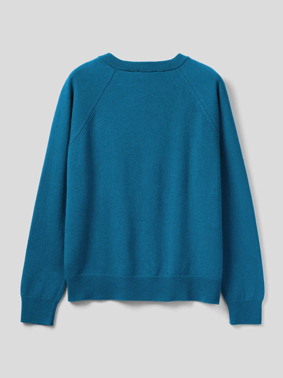 Cardigan girocollo in misto lana e cashmere image number 2