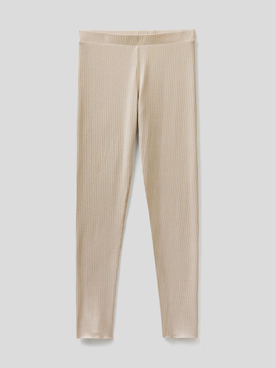 Leggings stretch in misto cashmere image number 1