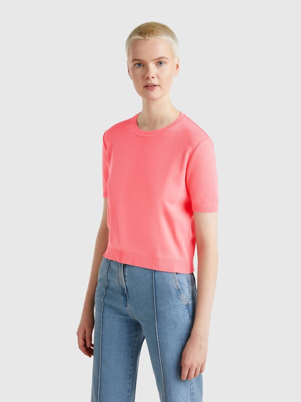 Maglia manica corta 100% cotone Donna