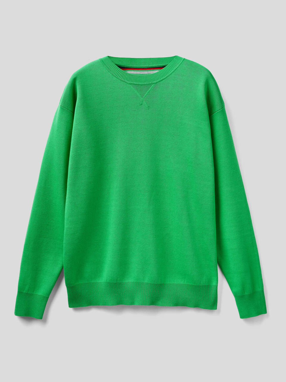 Maglia reversibile in cotone tricot image number 1