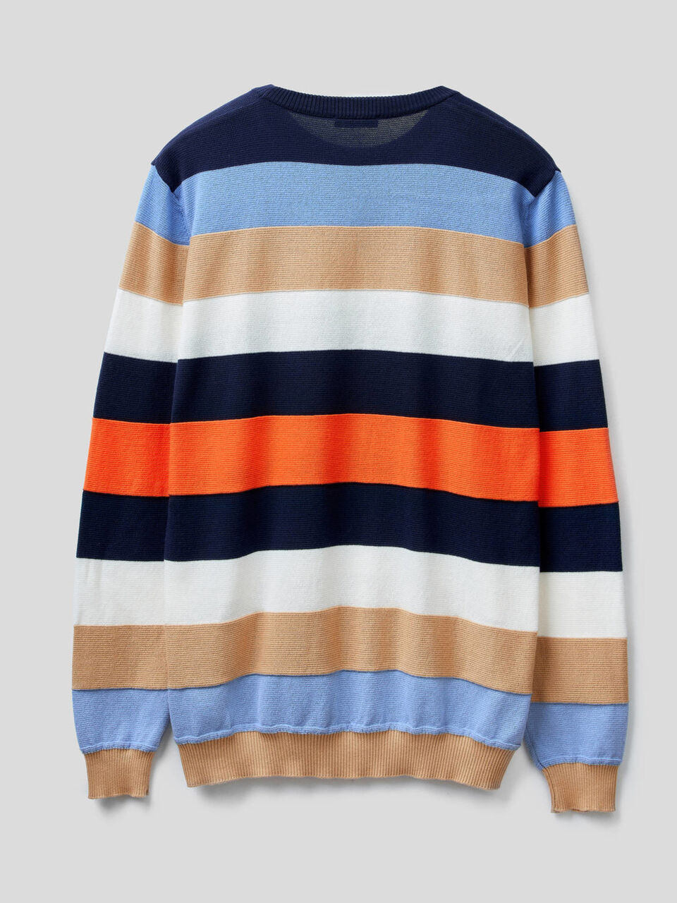 Maglia a righe in 100% cotone mano calda image number 2