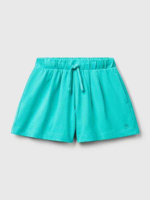 Shorts in puro cotone Bambina