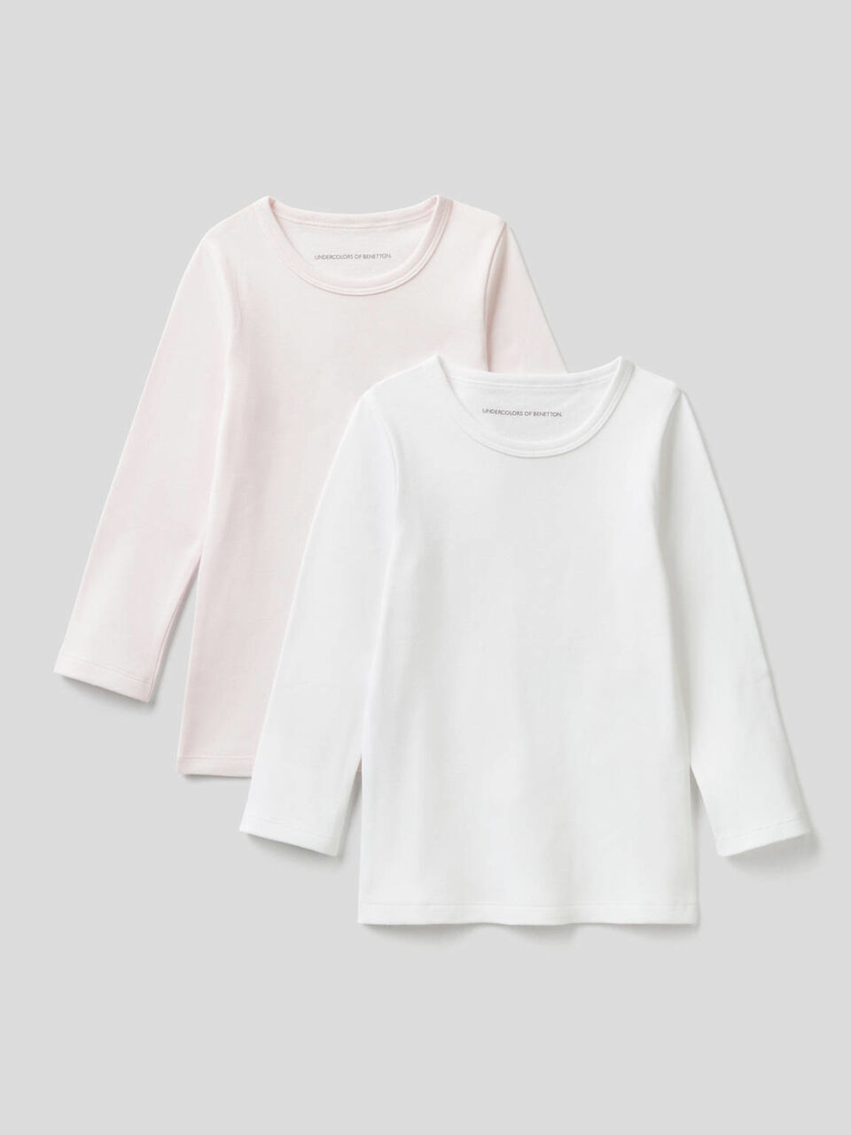 Due t-shirt manica lunga in caldo cotone image number 1