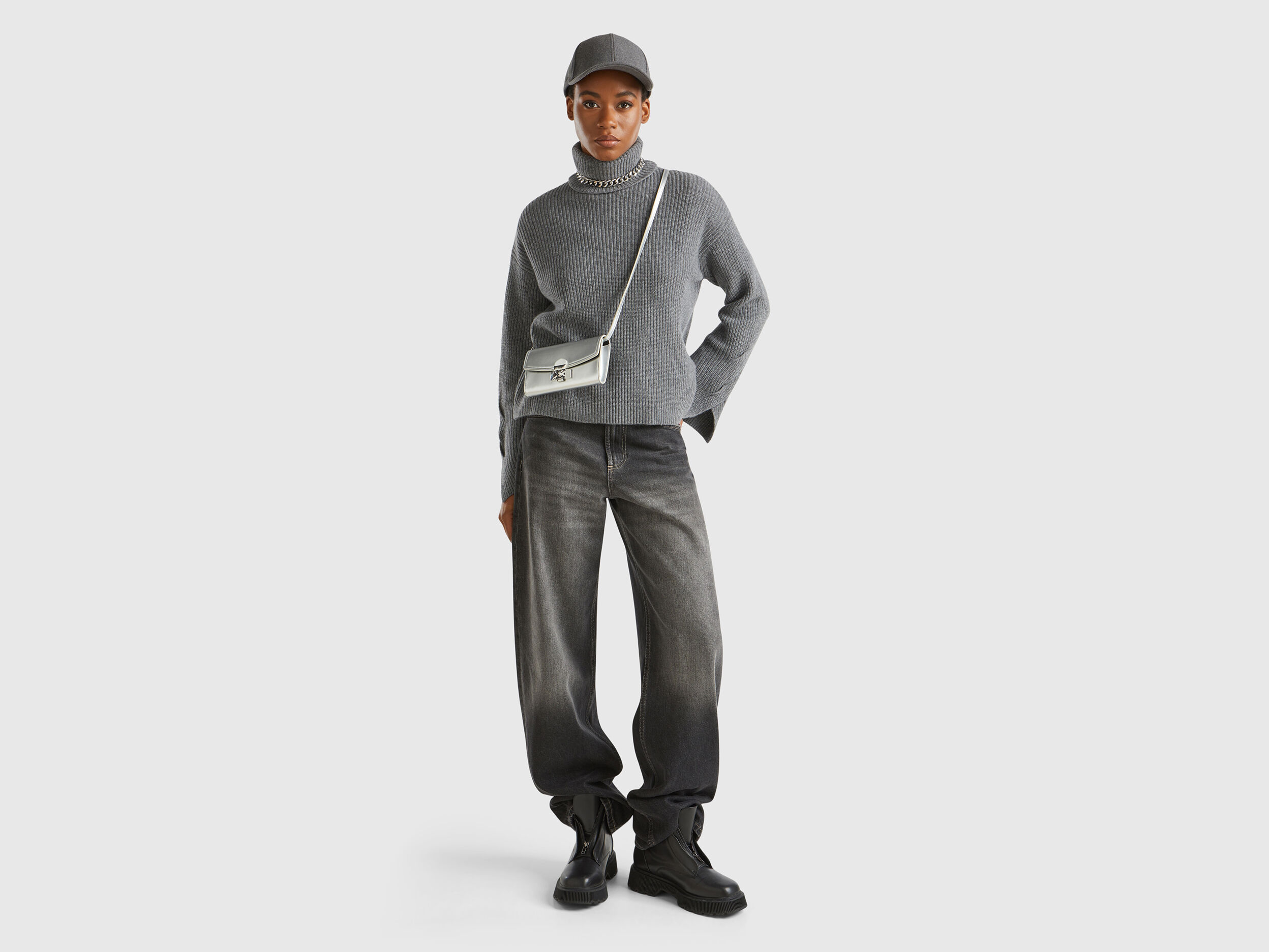 Benetton maglione collo alto store