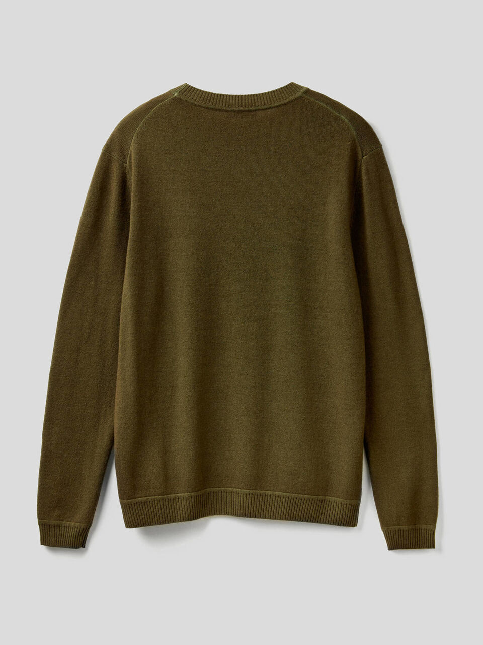 Maglia girocollo in misto lana image number 2