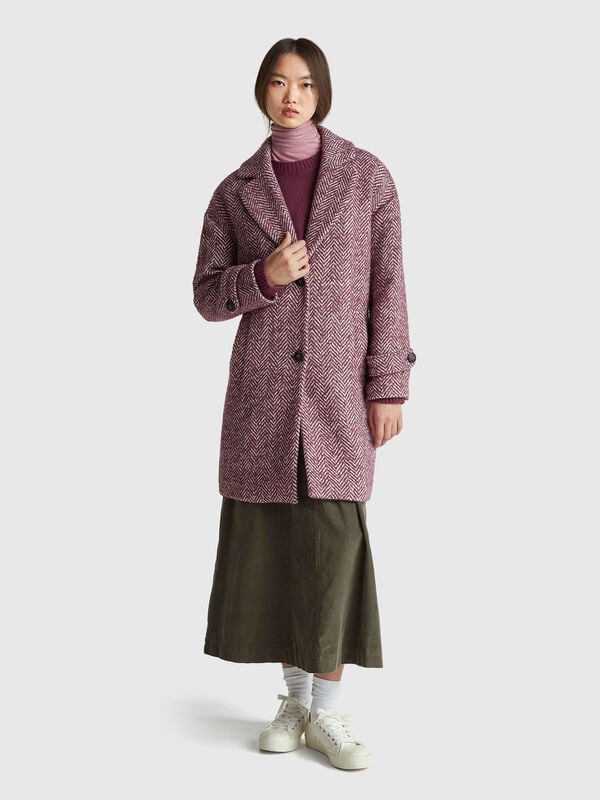 Cappotto in misto lana Donna