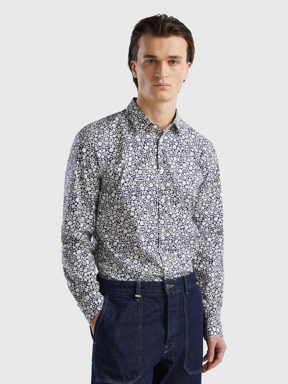 Camicie uomo benetton top