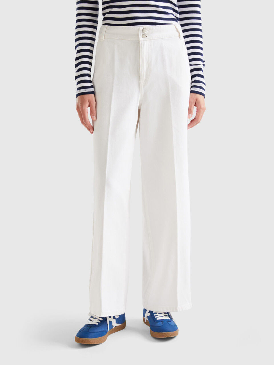 Jeans larghi benetton outlet