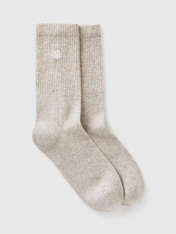 Calzini sportivi in misto cotone stretch
