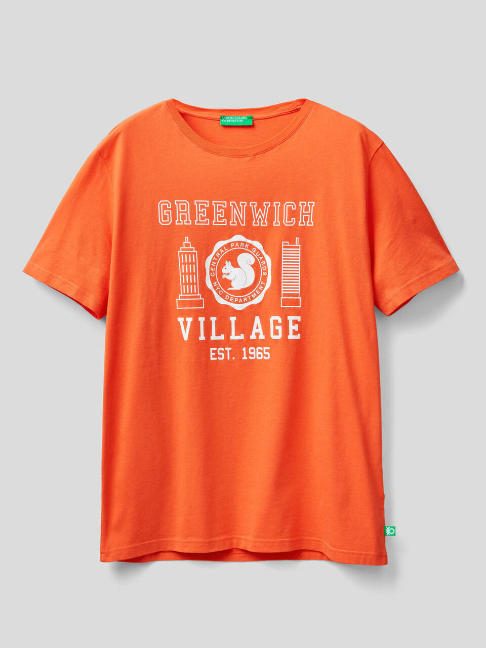 T-shirt con stampa in 100% cotone bio image number 1