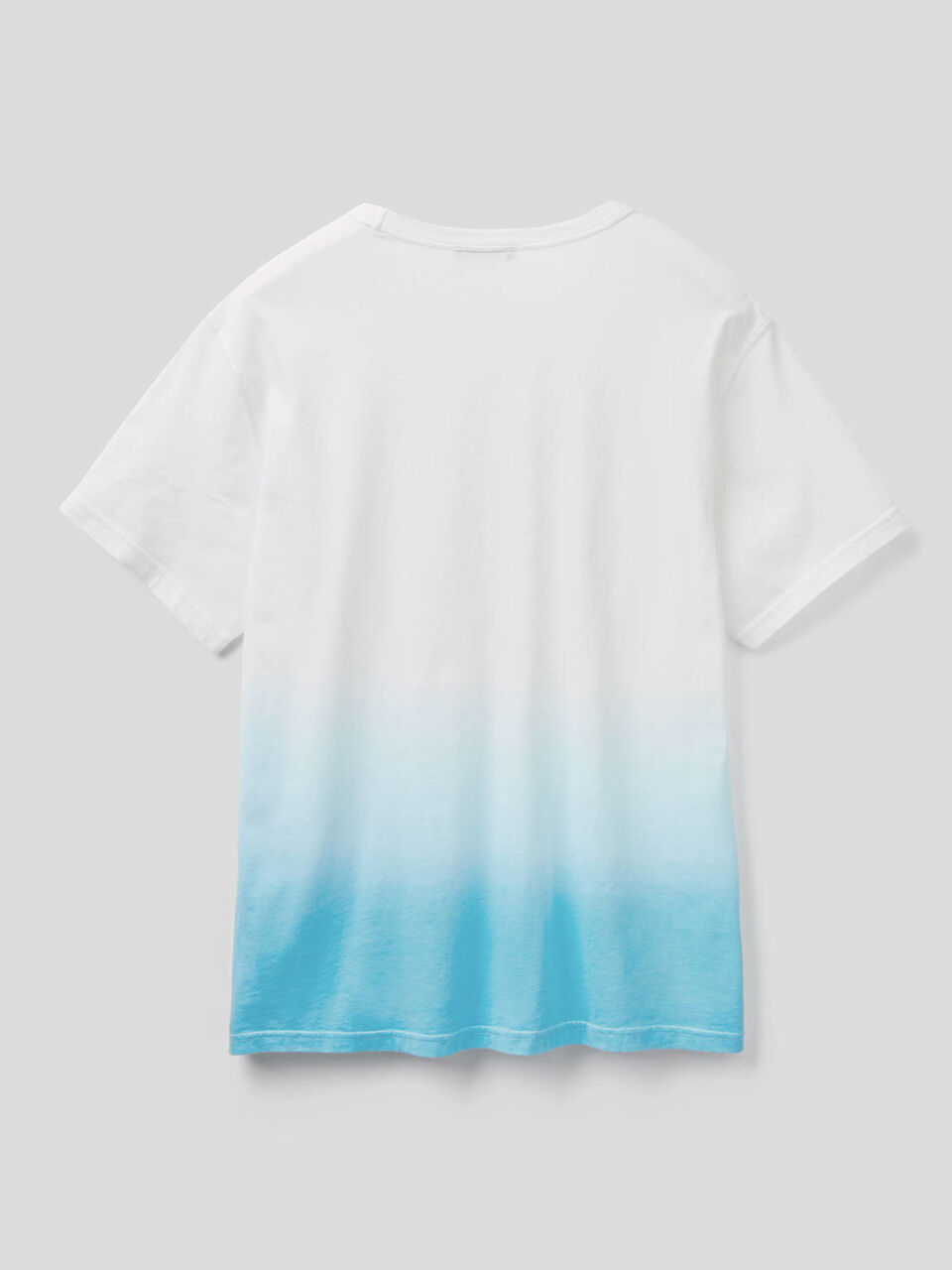 T-shirt 100% cotone effetto degradé image number 2