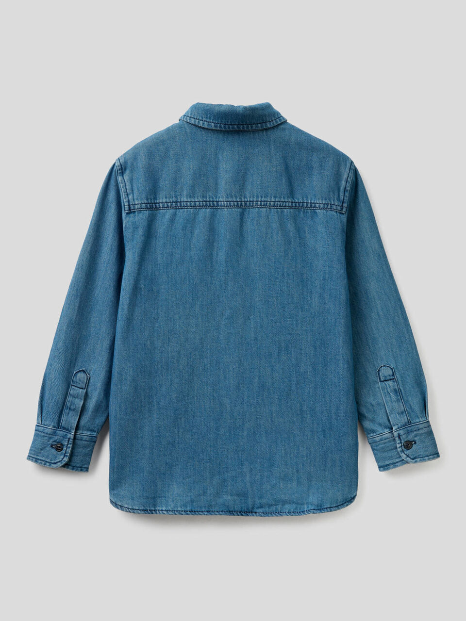 Camicia in jeans di 100% cotone image number 2