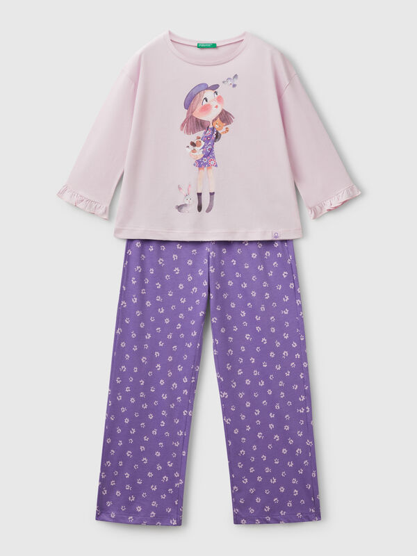 Pigiama con stampa bambolina Bambina
