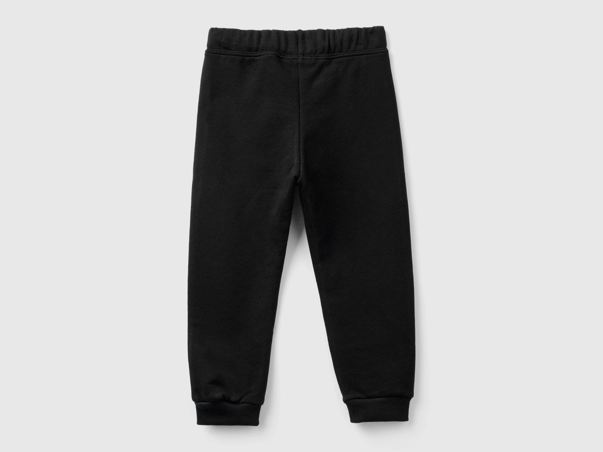 Pantaloni in felpa di cotone bio Nero Benetton