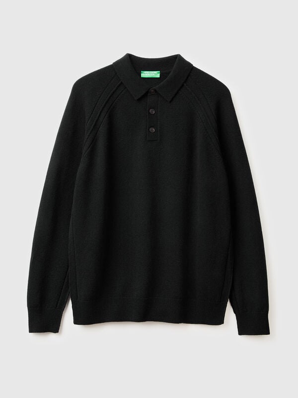Polo in pura lana Merino Uomo