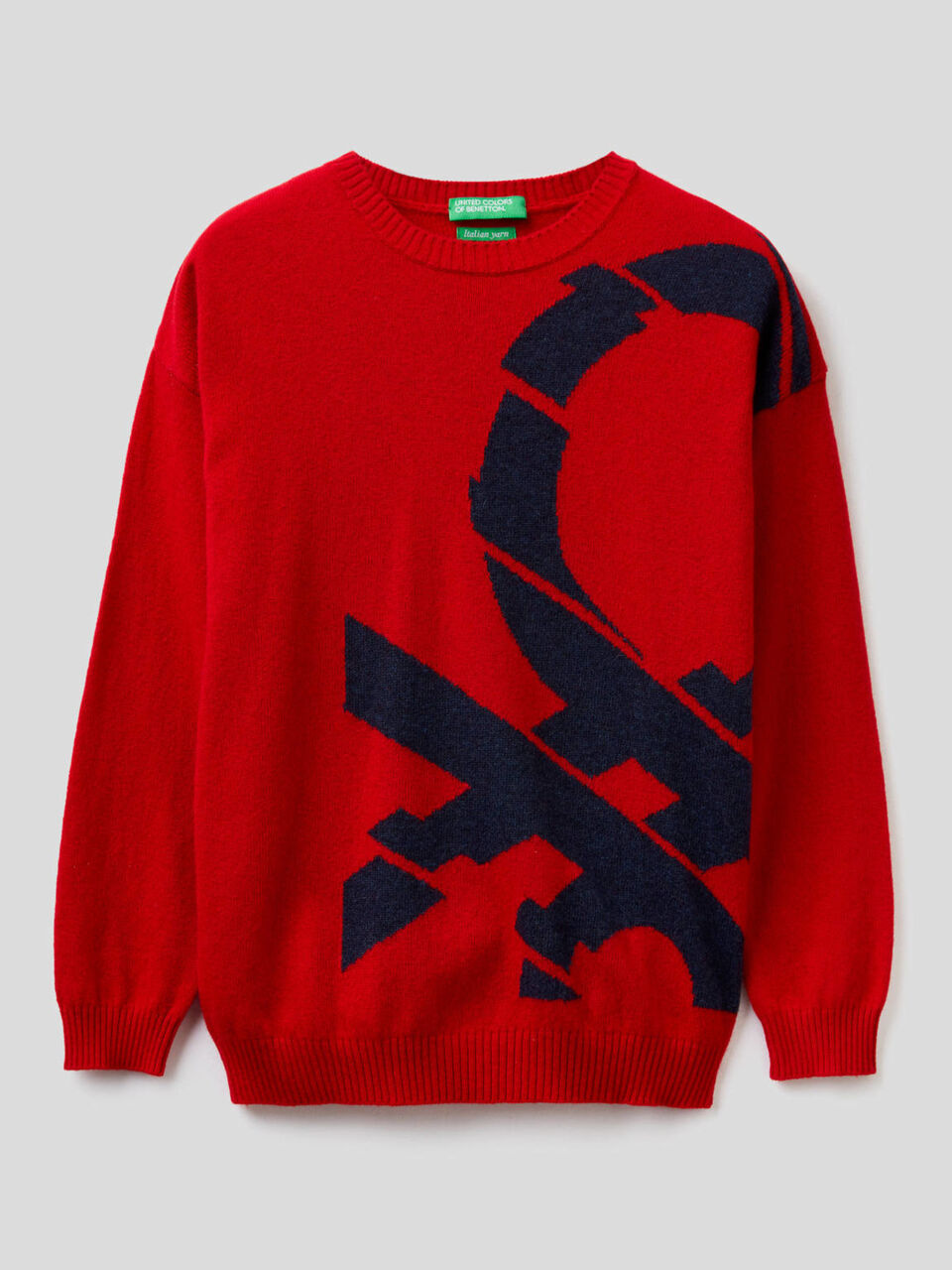 Maglia con logo ad intarsio image number 1