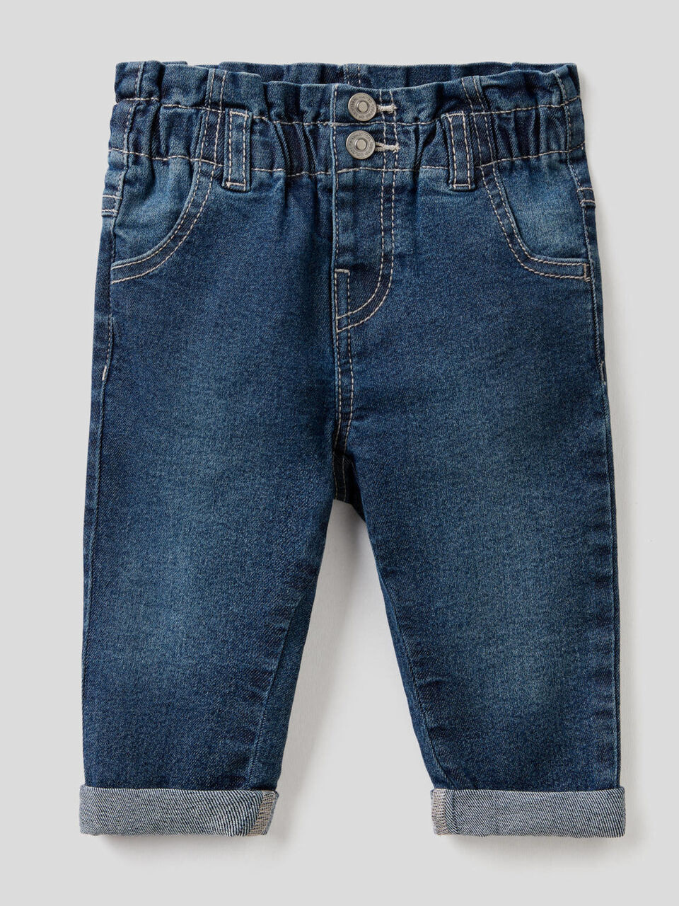 Jeans "Eco-Recycle" taglio paperbag image number 1