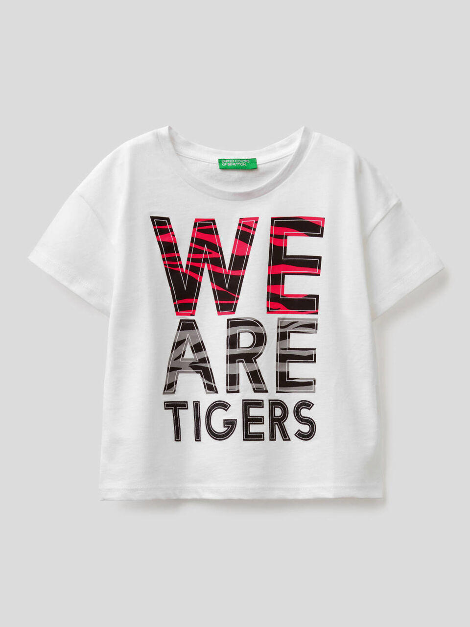 T-shirt boxy in puro cotone image number 1