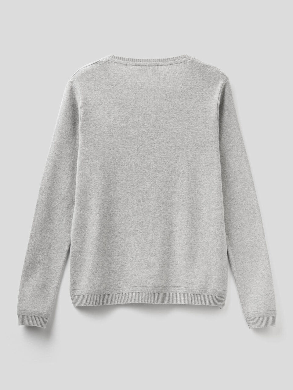 Cardigan girocollo in puro cotone image number null