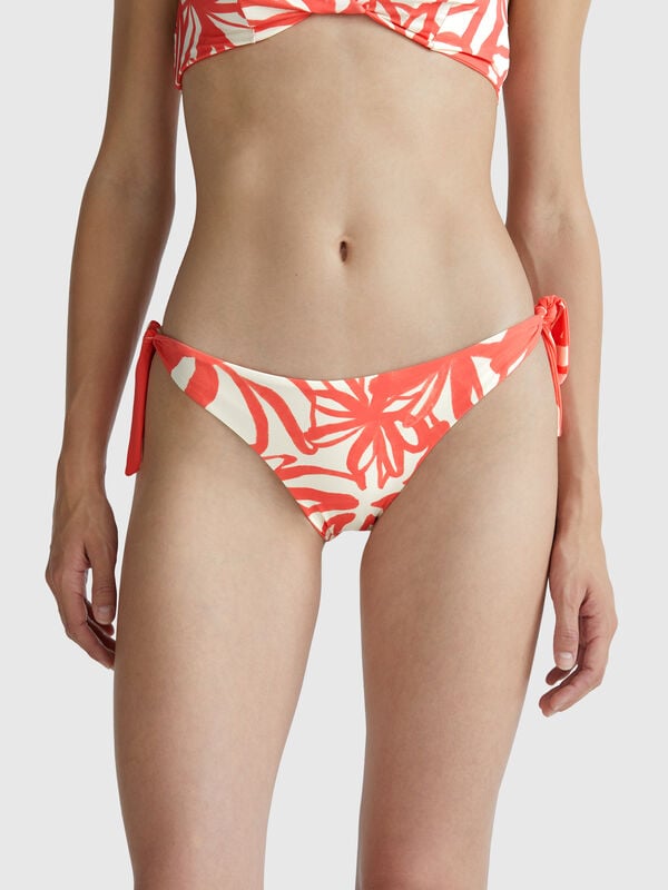 Slip mare con stampa floreale Donna