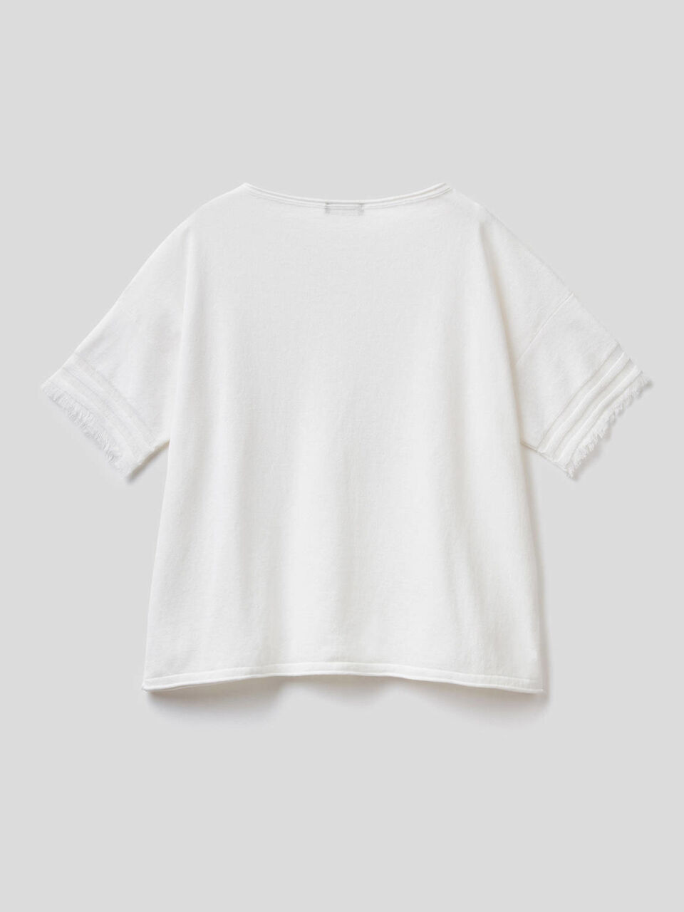 Maglia con manica sfrangiata image number 2