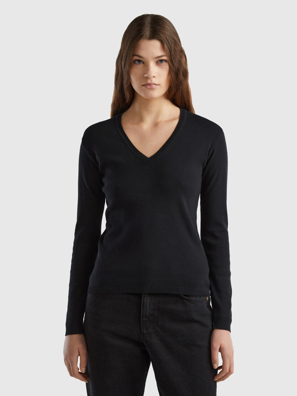 Maglie di cotone hotsell manica lunga benetton