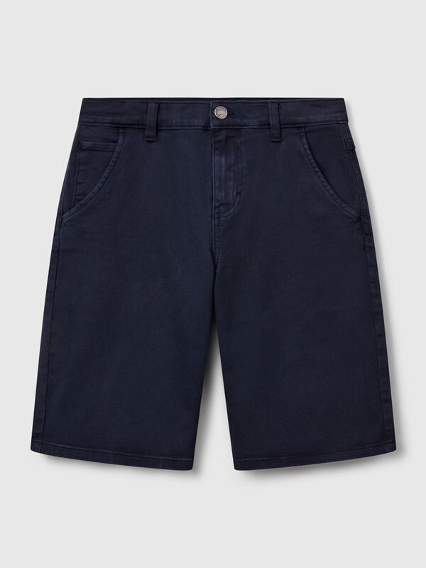 Bermuda regular fit effetto denim Bambino