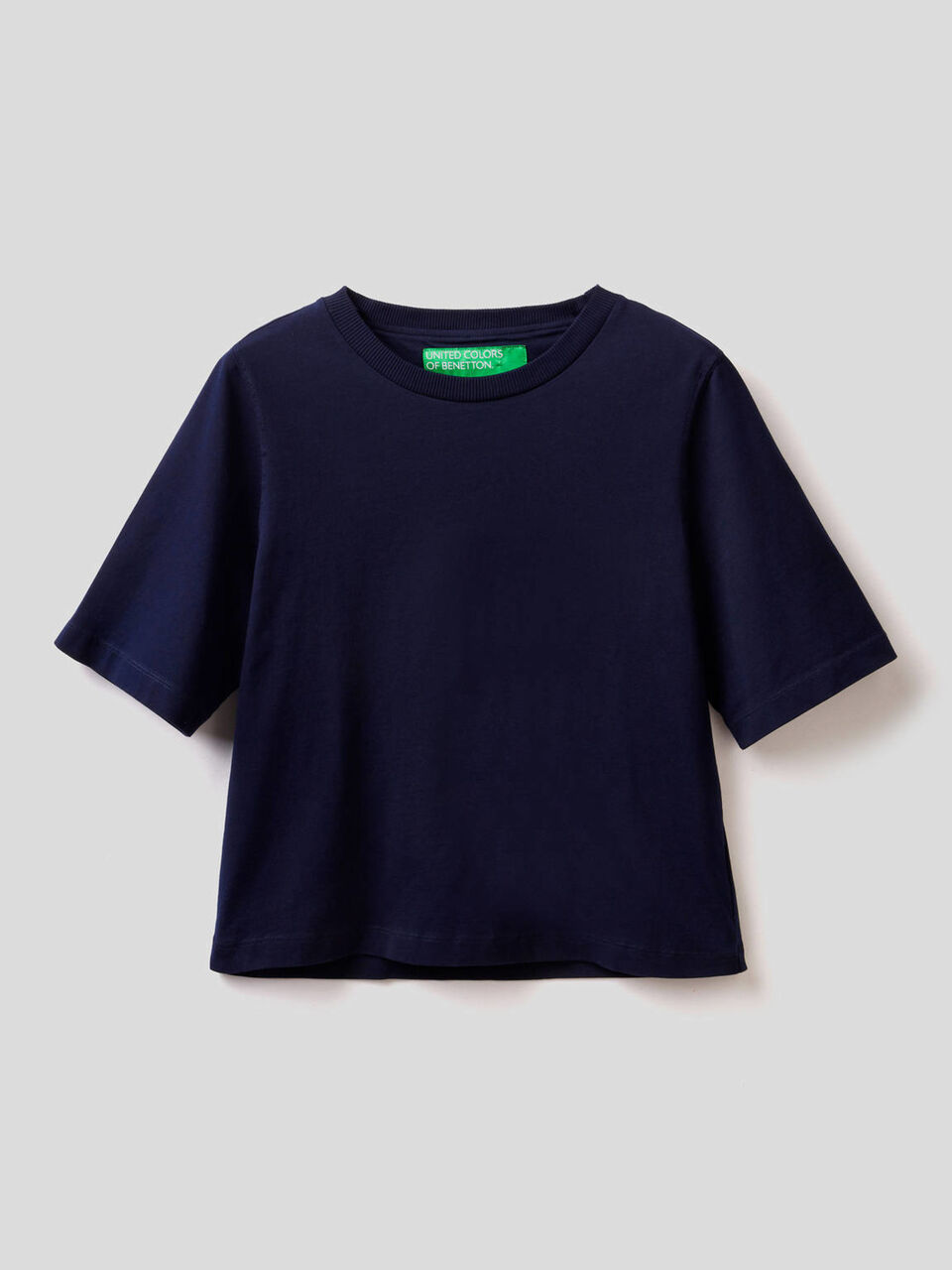 T-shirt boxy fit 100% cotone image number 1