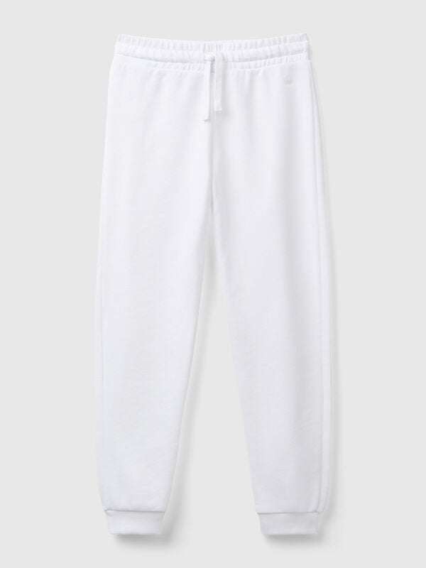 Pantaloni in felpa con logo Bambina