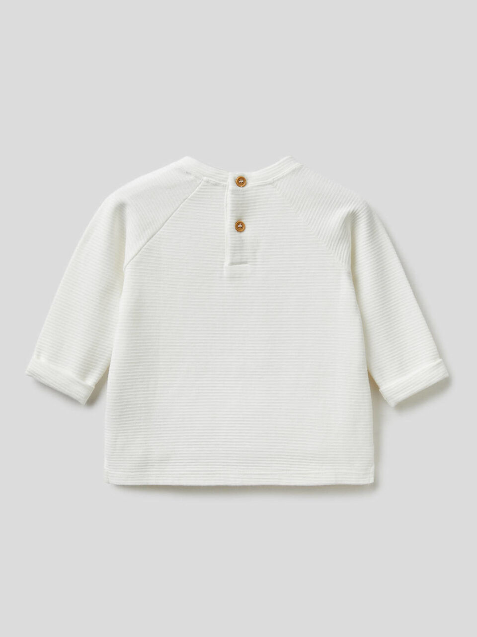 Felpa in cotone biologico stretch image number 2