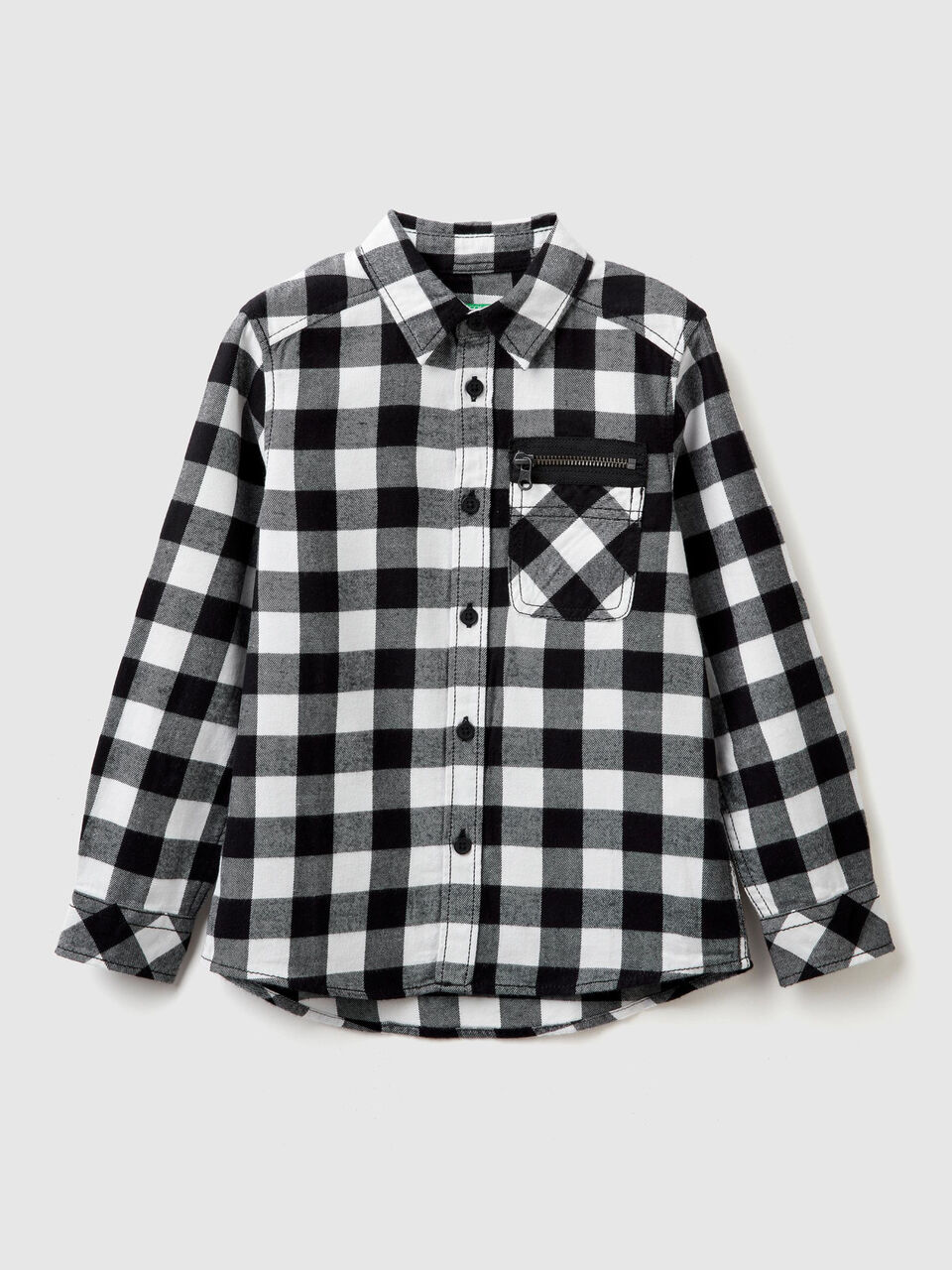 Camicia a quadri di flanella image number 1