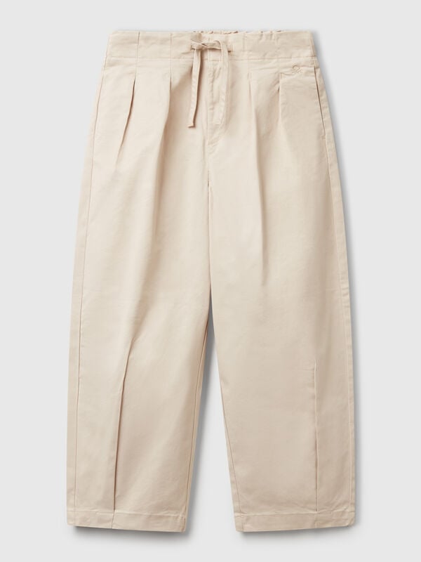 Pantaloni con pinces Bambina