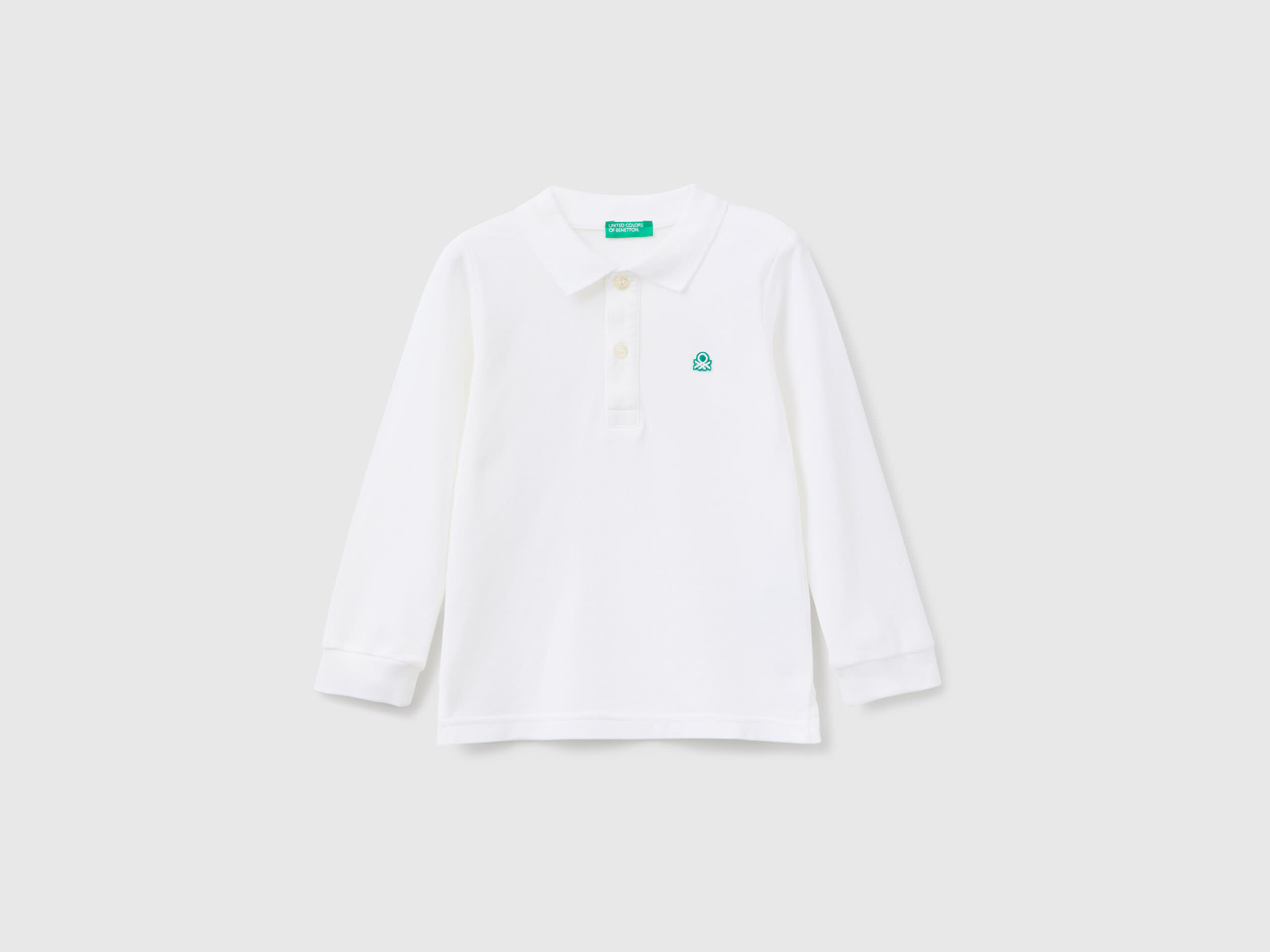 Polo bambino manica lunga new arrivals benetton